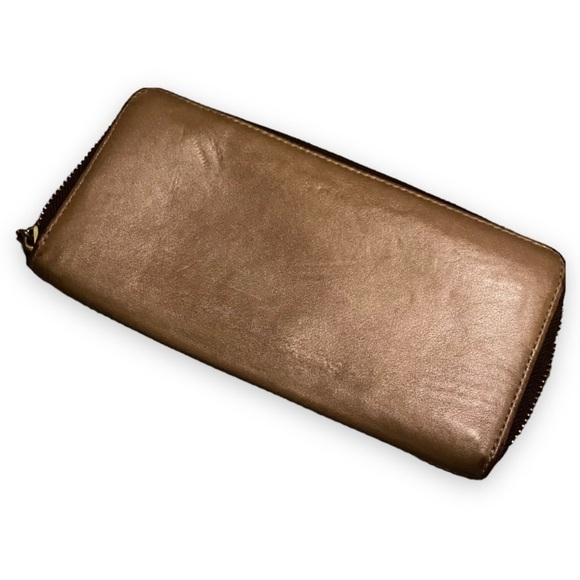 Tan leather coach wallet - Picture 2 of 5